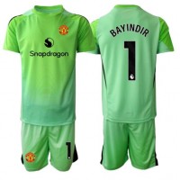Manchester United Altay Bayindir #1 Keeper Tredjedraktsett Barn 2025-26 Kortermet (+ Korte bukser)